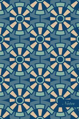 [5f2d3] ^Full* #Download% Notes: 6x9 Ruled Blank Lined Pages Notebook Seamless Oriental Japanese Round Cross Gear Frame Flower Pattern Cover. Matte Softcover Note Book Journal -  @e.P.u.b#