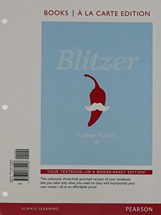 [73e83] #F.u.l.l.! ^D.o.w.n.l.o.a.d! College Algebra [with MyMathLab Access Code   Integrated Review with Worksheets] - Robert Blitzer #PDF*