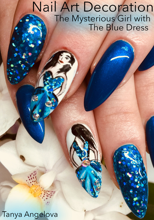 [80b0c] %Read~ Nail Art Decoration: The Mysterious Girl with The Blue Dress - Tanya Angelova @ePub*