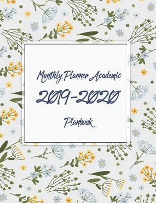 f00f1] #D.o.w.n.l.o.a.d* Monthly Planner Academic 2019-2020: Flowers Calendar: 24 Months, Two Year Calendar Planner, Daily Weekly Monthly Planner, Organizer, Agenda, 482 Pages Large 8.5 X 11 -  ~ePub~