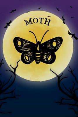 [f78b2] %F.u.l.l.~ %D.o.w.n.l.o.a.d@ Moth Notebook Halloween Journal: Spooky Halloween Themed Blank Lined Composition Book/Diary/Journal for Moth Insect Lovers, 6 X 9, 130 Pages, Full Moon, Bats, Scary Trees - Clementine Arches Books !P.D.F!