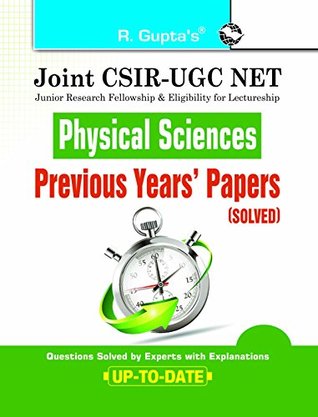 [523d1] @Read@ Joint CSIR-UGC NET: Physical Sciences - Previous Years' Papers (Solved) - RPH Editorial Board ^P.D.F*