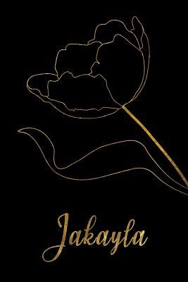 9135e] ~D.o.w.n.l.o.a.d# Jakayla: Personalized Writing Journal for Women - Elegant Black and Gold - Fancy Names Press @e.P.u.b!