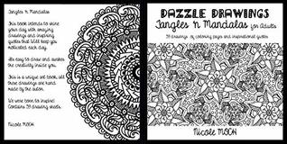 1eb5f] ~D.o.w.n.l.o.a.d% Dazzle Drawings: Tangles and Mandalas (Adult Series Book 1) - Nicole Morel Checo ^ePub%