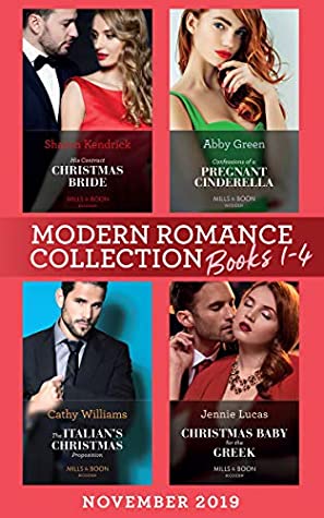 [e50a2] ~Full% !Download! Modern Romance November 2019 Books 1-4: His Contract Christmas Bride (Conveniently Wed!) / Confessions of a Pregnant Cinderella / The Italian's Christmas  the Greek (Mills & Boon e-Book Collections) - Sharon Kendrick #P.D.F~